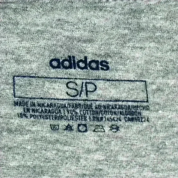 Adidas Core Box Graphic T-Shirt, Heather Gray, Women’s Size Small/Petite - Picture 7 of 10